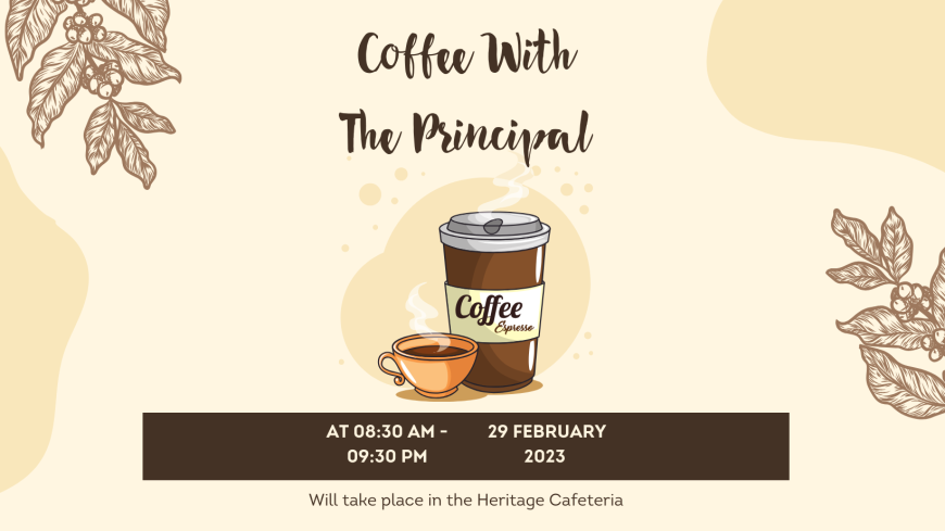 February Coffee With The Principal
