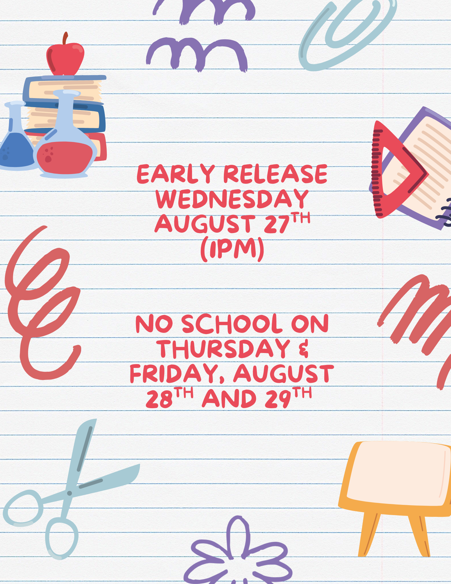 08/27 Schedule